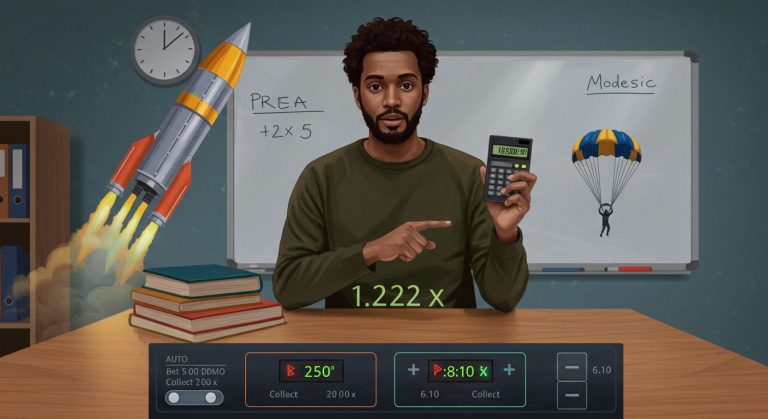 Interface du jeu JetX avec multiplicateur